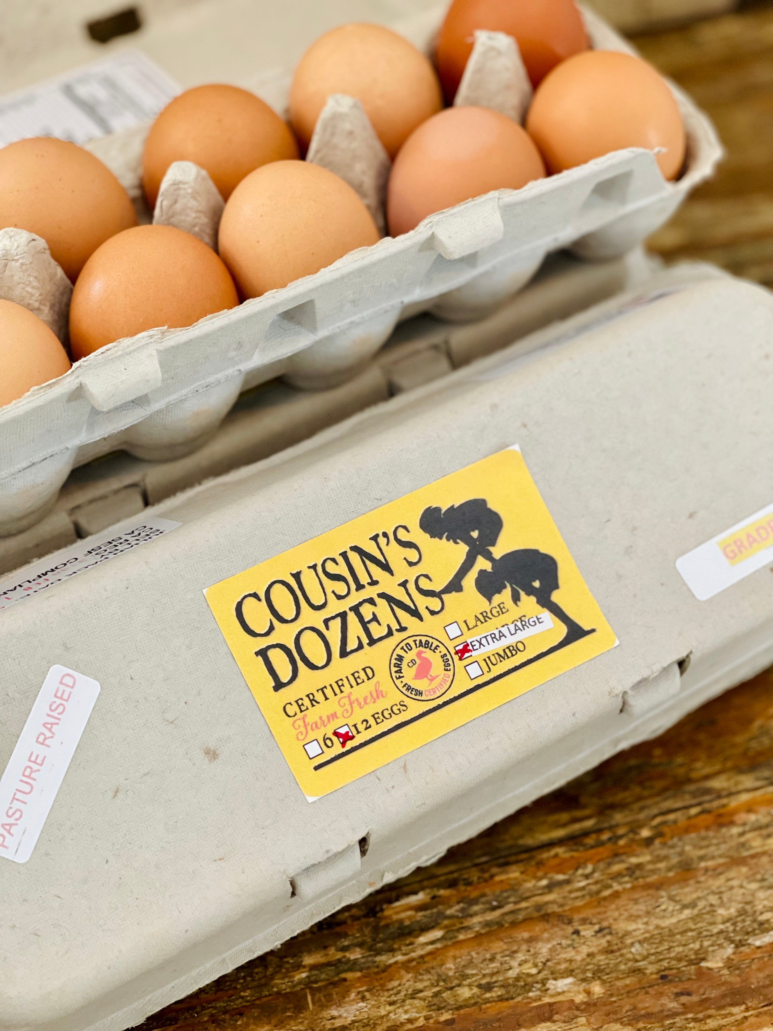 Cousin's Dozens Eggs